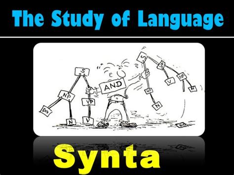 Image result for Syntax Examples in Linguistics