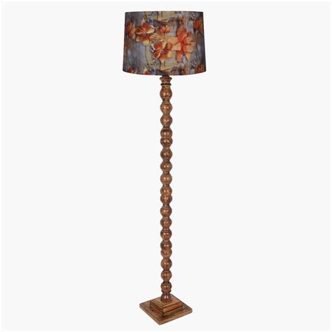 Buy HOMESAKE Wooden Floor Lamp from Homesake at just INR 7000.0