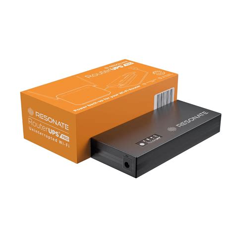 Resonate RouterUPS® Pro (100% Extra Backup) | 10400mAh Mini UPS Power ...