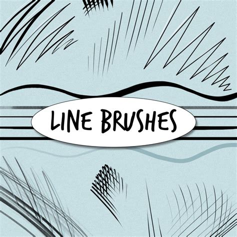 LINE ART Brushes for Photoshop [FREE and Premium] – BrushWarriors