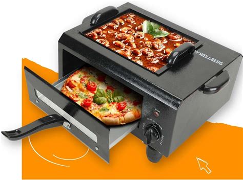 Buy Wellberg Dual Electric Tandoor For Home Fitted With Stainless Steel ...