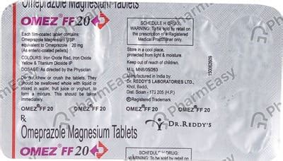 Omez Ff 20 MG Tablet (10): Uses, Side Effects, Price & Dosage | PharmEasy