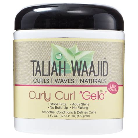 Taliah Waajid Curly Curl Gelo, Conditioning And Hydrating Gel 6 Oz ...