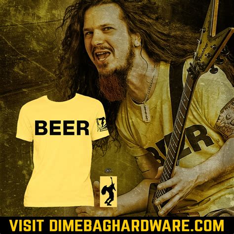 Dimebag Darrell - BEER T Shirt - Dimeslime Green – Dimebag Hardware