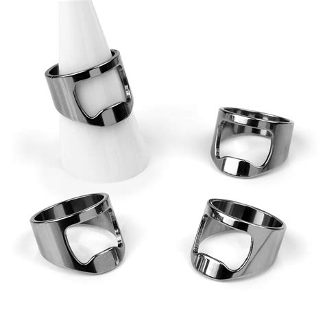 Stainless Steel Finger-ring Bottle Opener