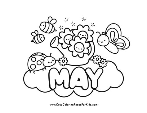 May coloring pages – Artofit