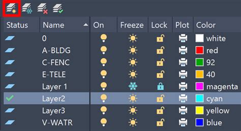 Image result for AutoCAD Layer Control