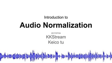 Image result for Audio Normalization Equations