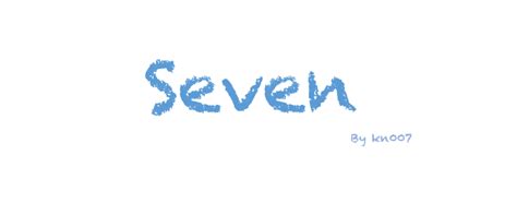 全新主题展示：Seven | kn007的个人博客