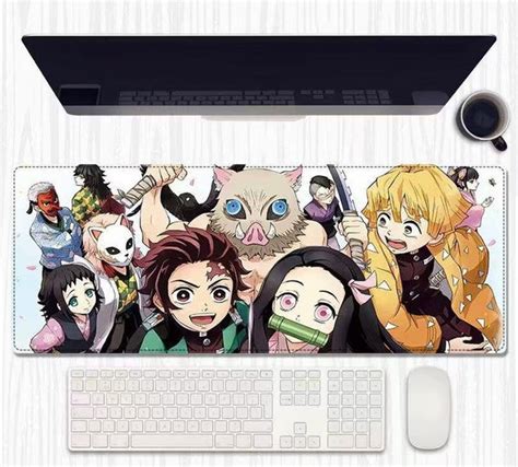 Buy Online Demon Slayer Group Squad Desk Mat | Tanjiro Team Mouse Pad ...