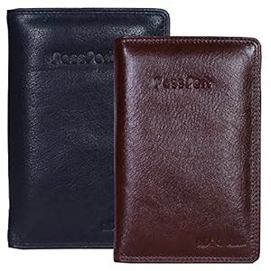 Buy Hide&Sleek RFID Protected Slim Unisex Genuine Leather Passport ...