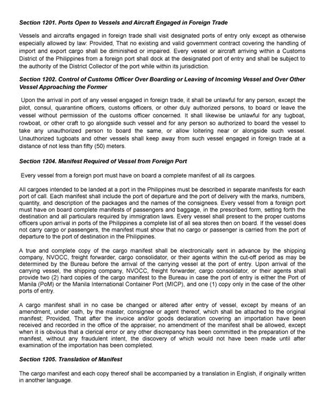 Section 1201 - Section 1201. Ports Open to Vessels and Aircraft Engaged ...