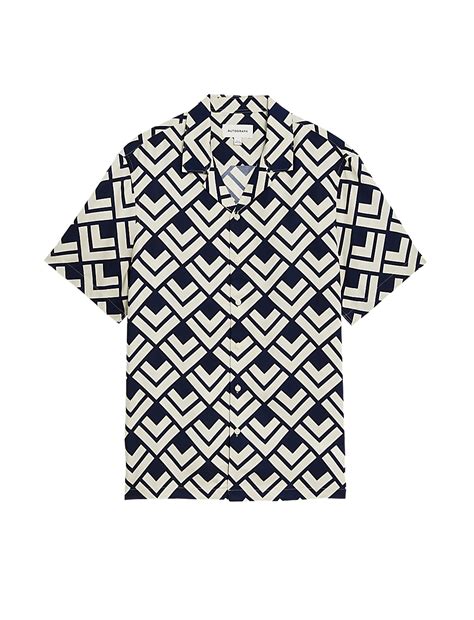 Buy Twill Cuban Collar Shirt at Marks & Spencer