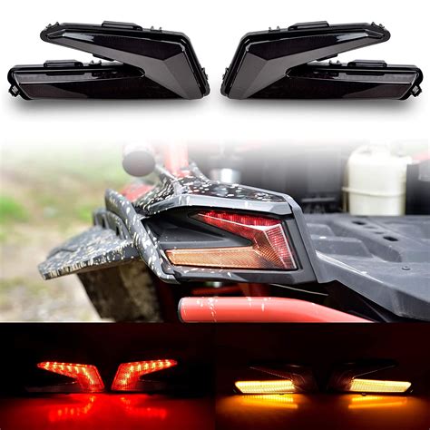 SAUTVS LED Taillights Tail Lamps Assembly Rear Lights with Yellow Turn ...