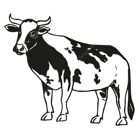 Eid Al Adha Clipart Vector, Eid Al Adha Cow Png And Vector, Eid Drawing, Eid Sketch, Cow PNG ...
