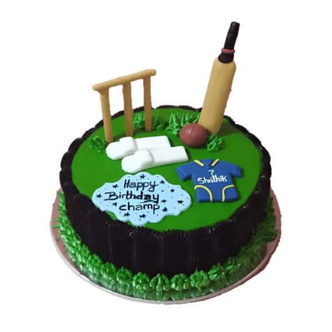 Cricket Theme Cake | Buy Cricket Custom Cakes Online | Free Delivery