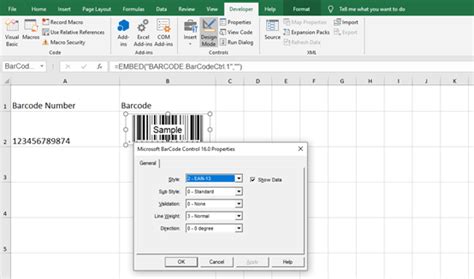 How to Create Barcode in Excel Formula 的图像结果