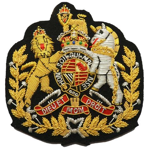(King's Crown) Corps and Command Regimental Sergeant Major (RSM) Royal