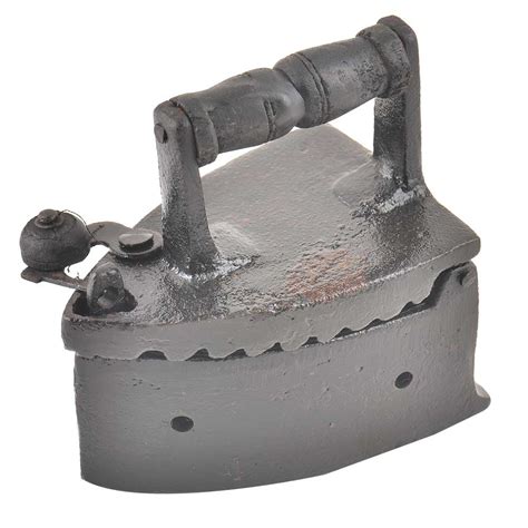 Old Iron Press With Wooden Handle