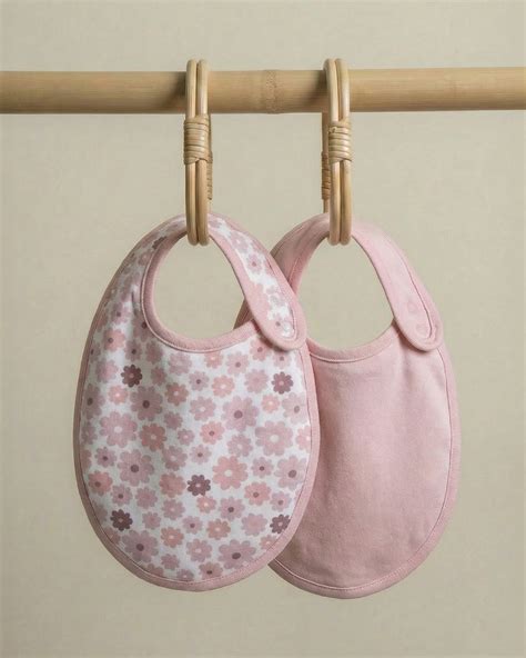 Twingle 100% Organic Cotton Round Bib-Snap Button-Adjustable Size-Tag ...