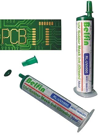 Belfin PCB UV Solder Mask Photosensitive liquid Ink 10ML (Green ...