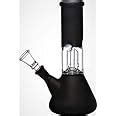 Inara Creation Glass Percolator Ice Bong 8 Inch Smoking Pipe (Black, 1 ...
