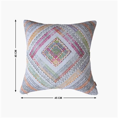 Buy MASPAR Eclectic Geo Embroidered Cushion Cover - 45x45cm from Maspar ...