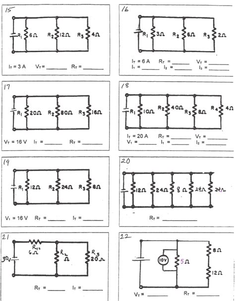 Image result for Parallel Circuit Exercises