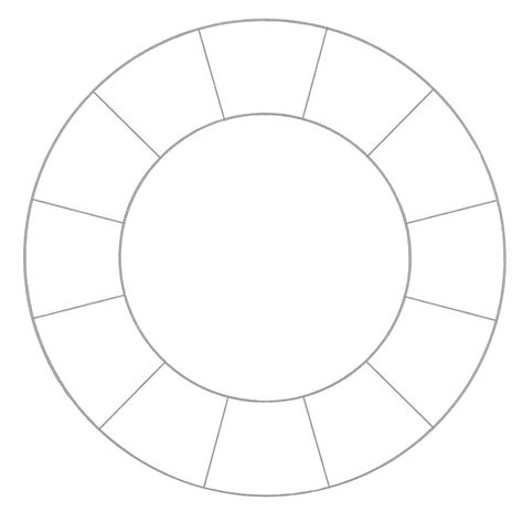 Blank Color Wheel Template - Sarseh.com