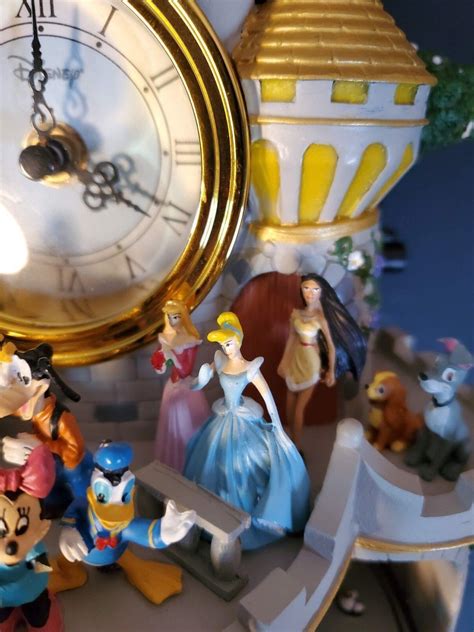 Bradford Exchange Disney Cuckoo Clock Has 43 Characters Lights Music ...