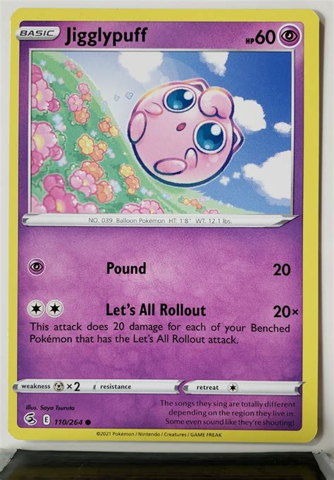 Pokemon Jigglypuff Card