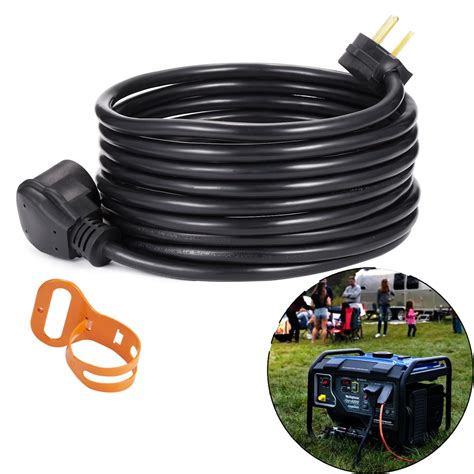 Garvee 50 Amp Welder Extension Cord,50 Feet Heavy Duty 10/3 AWG STW ...