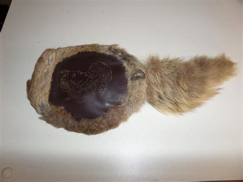 2 Vintage 1950s Davy Crockett Coonskin Hat | #1820779154