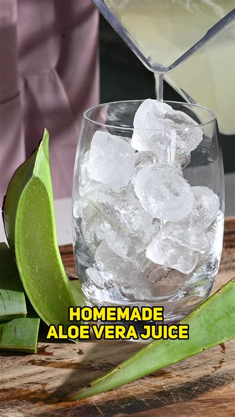 How To Make Aloe Vera Juice At Home (Easy DIY Recipes) | Organic aloe ...