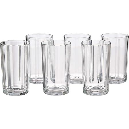 Buy Ocean Plaza Tumbler Set, 320ml, Set of 6, Transparent, Glass Online ...