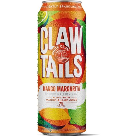 White Claw Claw Tails Mango Margarita Can - Shop Malt beverages ...