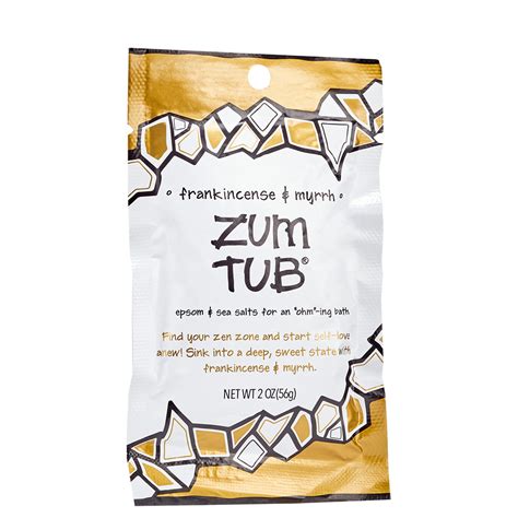 Zum Tub Bath Salt Packet Frankincense & Myrrh | Indigo Wild
