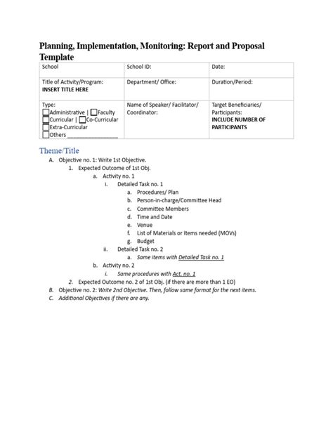 Image result for Program Template