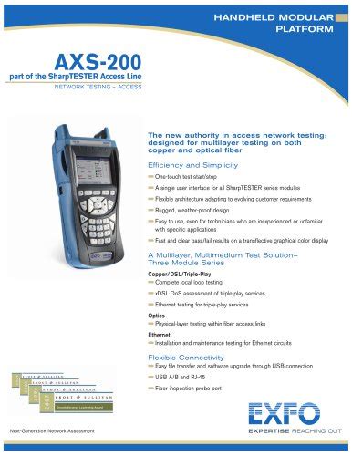 PSO-100 Series Optical Sampling Oscilloscopes - EXFO - PDF Catalogs ...