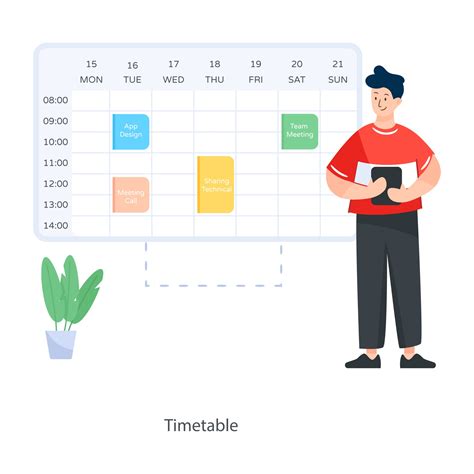 Image result for Time Table Design