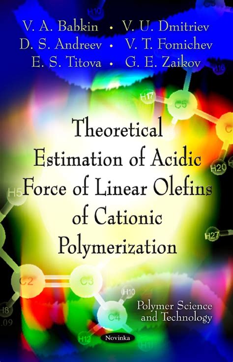 Buy Theoretical Estimation Of Acidic Force Of Linear Olefins Of ...