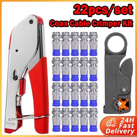 Image result for Coax Cable Compression Tool Kit