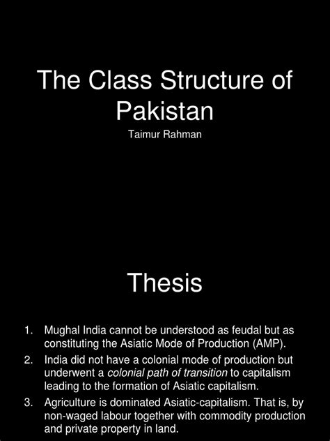 Class Structure of Pakistan 的图像结果
