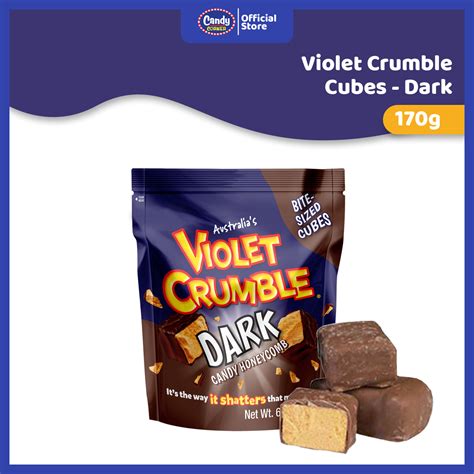 Violet Crumble Cubes - Candy Corner