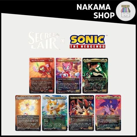 MTG Secret Lair Drop x Sonic The Hedgehog | Shopee Malaysia