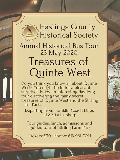 Treasures of Quinte West - Hastings County Historical Society