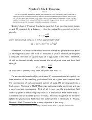 Image result for Shell Theorem Book