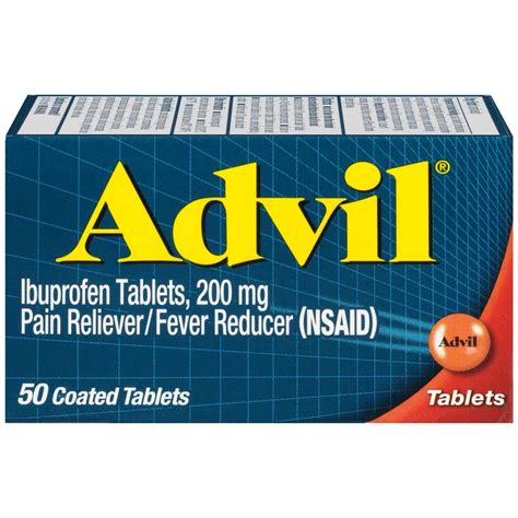 Advil, 200 mg, 50 tabletas recubiertas | Baratazo Ecuador