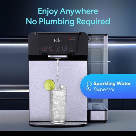 Sparkling Water Countertop Dispenser With 2-Stage Filtration - Brio ...