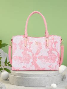 Buy Caprese Women Pink Satchel Pink Online @ Best Price in India ...